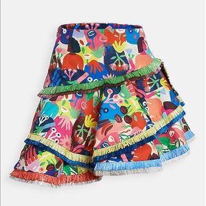 Celia B Multicolor Fringe Skirt - New with tags